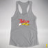 Believe Intersex Pride Flag Jingle Bell Racerback Tank - Heather Grey
